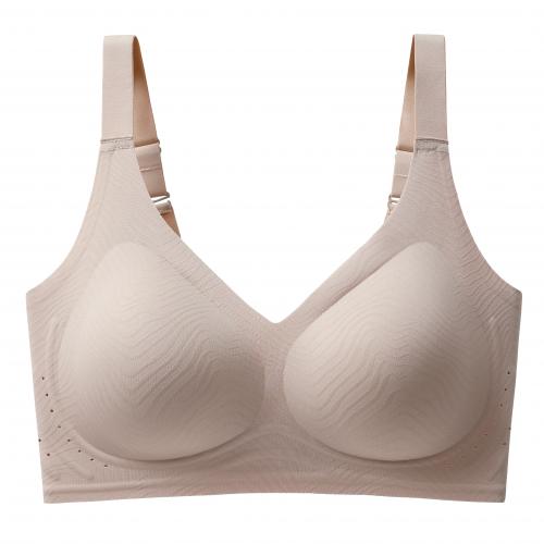 Perfect shape unlined bras plus size bras with V neck