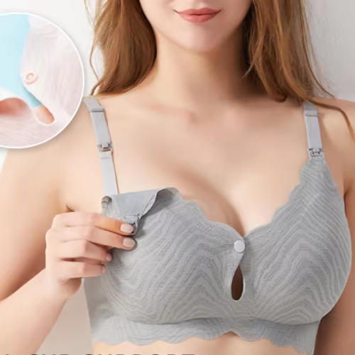 Nursing bras for breastfeeding ultra comfort wireless lace maternity bras