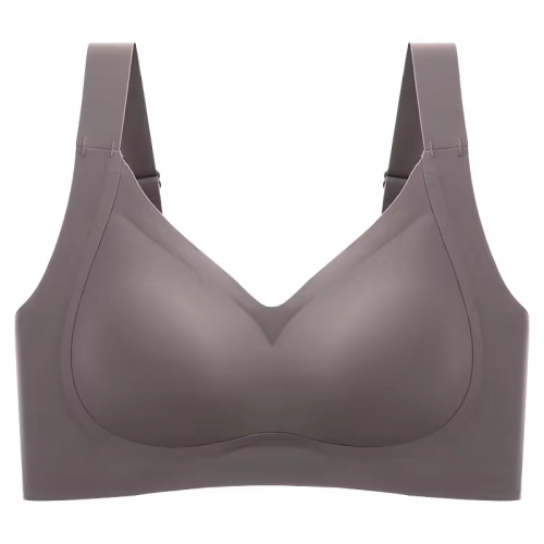 2XL fat women smoothing seamless bralette soft support  wireless bras