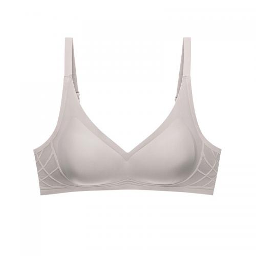 Deep V non wire bras with super soft cups for women 