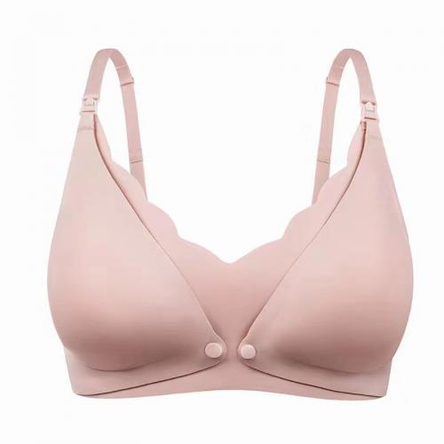 Nursing bras double buckle design seamless ultra comfort maternity bras