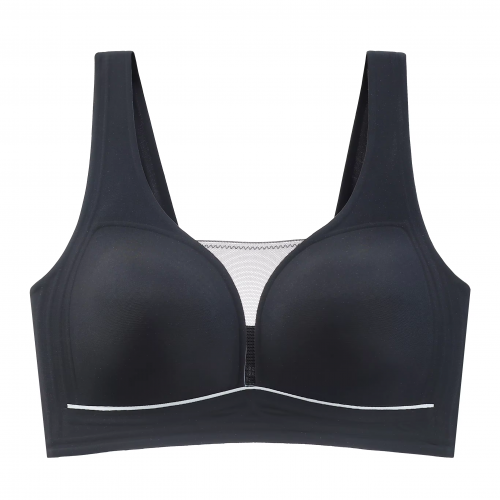 Ultra-thin plus size wireless bras full coverage soft support bras 