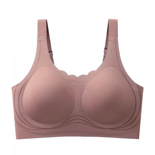 Full coverage soft support bras all day comfort wireless bras fo ladies